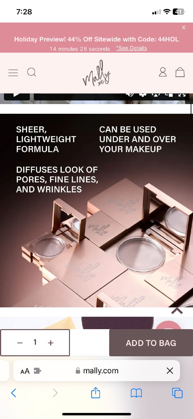 Mally Beauty Face Defender review photo by ReneeEgan