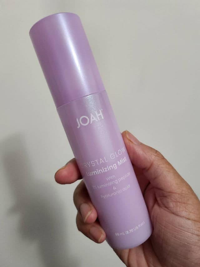 Joah Crystal Glow Luminizing Mist review photo by TimeyxWimey