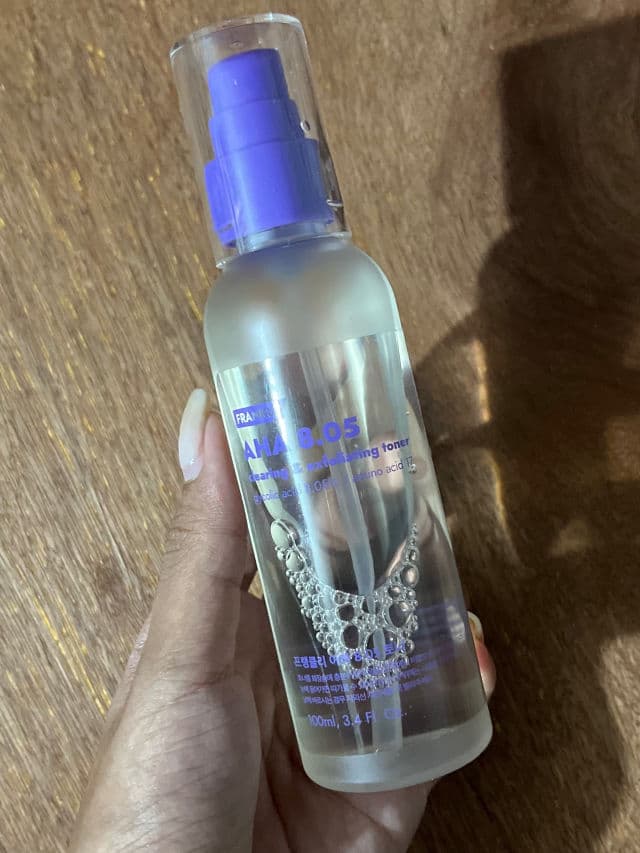 Frankly AHA 8.05 Clearing & Exfoliating Toner review photo by Keaya