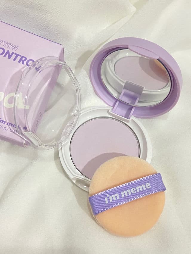 I'M MEME Purple Cotton Tone Control Pact review photo by zaa026