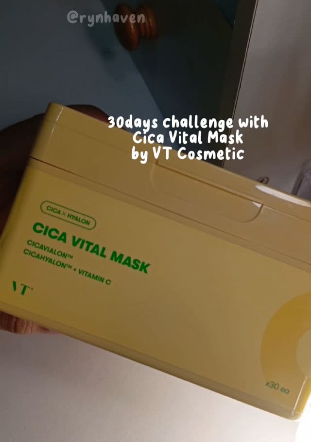 VT COSMETICS Cica Vital Mask review photo by rynhaven
