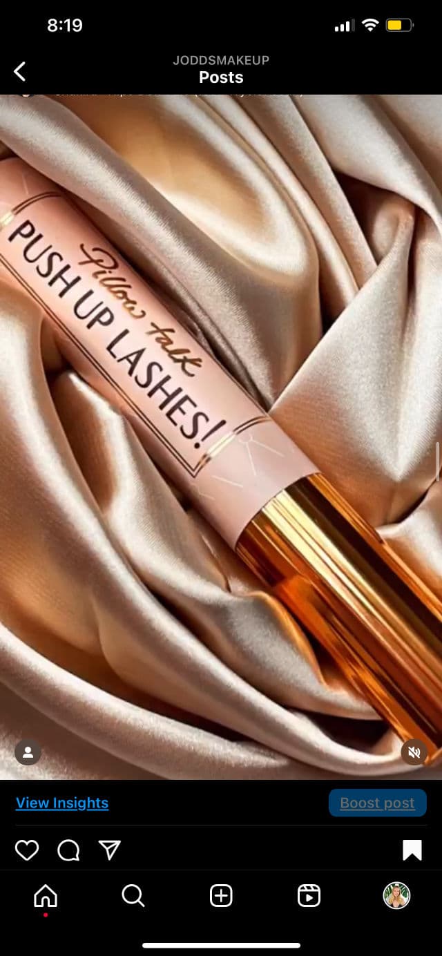 Charlotte Tilbury Pillow Talk Push Up Lashes! Mascara review photo by joddsmakeup