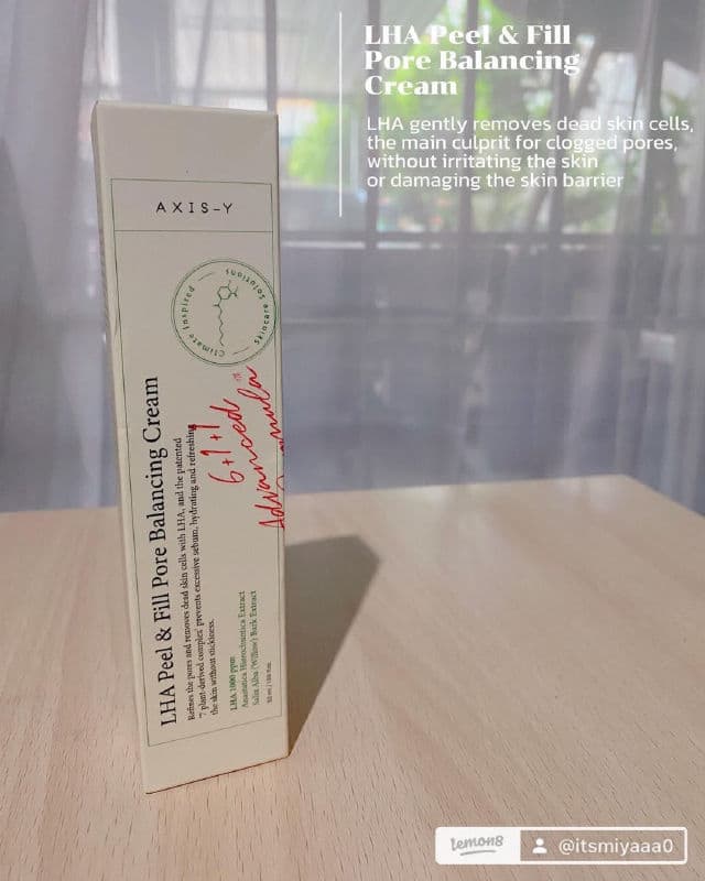 AXIS-Y LHA Peel & Fill Pore Balancing Cream review photo by itsmiyaaa0