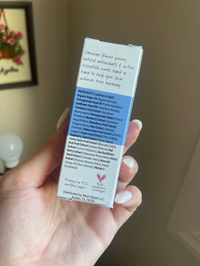 Mad Hippie Antioxidant Facial Oil review photo by mhutnick