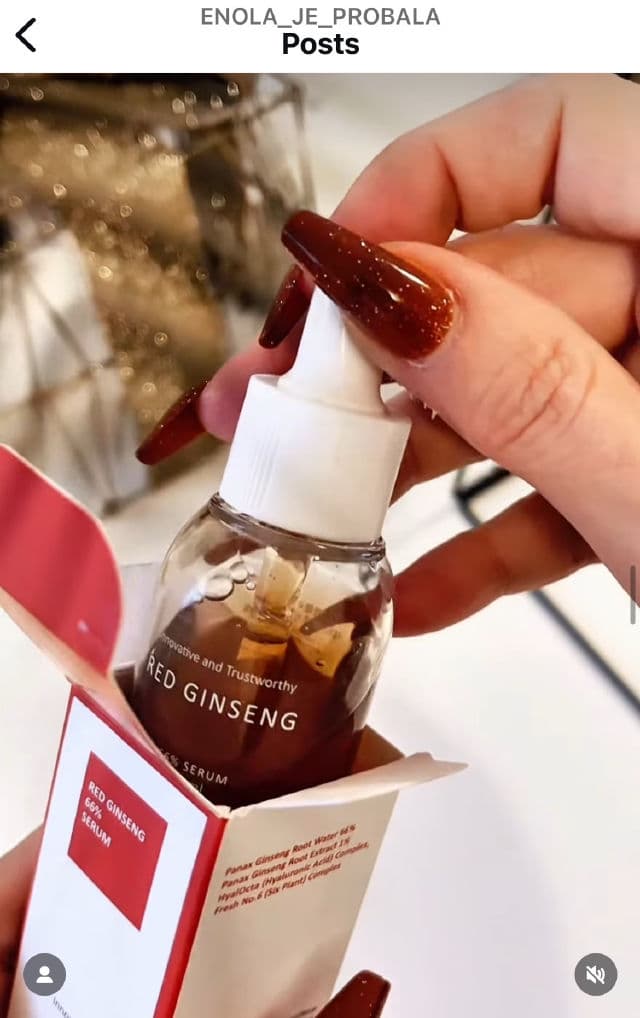 Bellflower Red Ginseng 66% Serum review photo by EnolaJeProbala