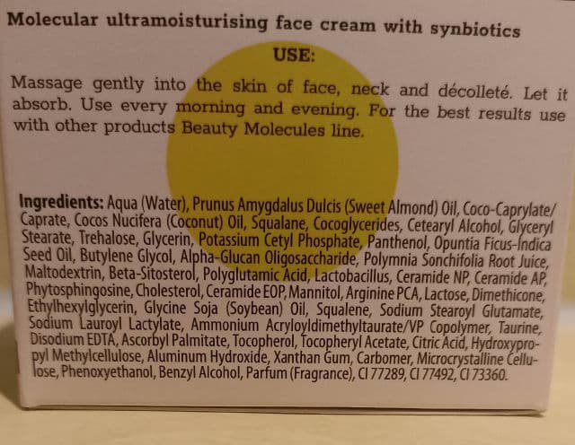 Bielenda Beauty Molecules Molecular Symbiotic Ultramoisturizing Cream review photo by Cynamon