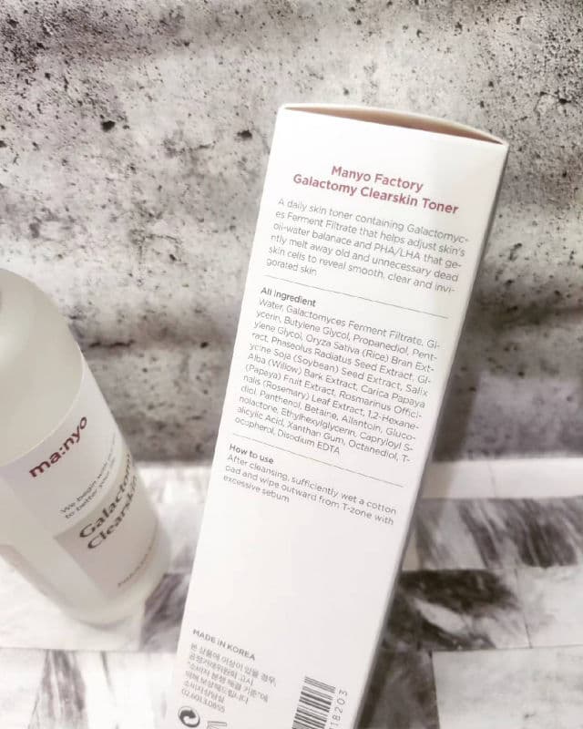manyo AHA/BHA Exfoliation review photo by Missora