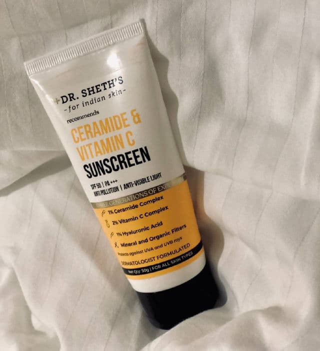 Dr. Sheth's Ceramide & Vitamin C Sunscreen review photo by Hibaah