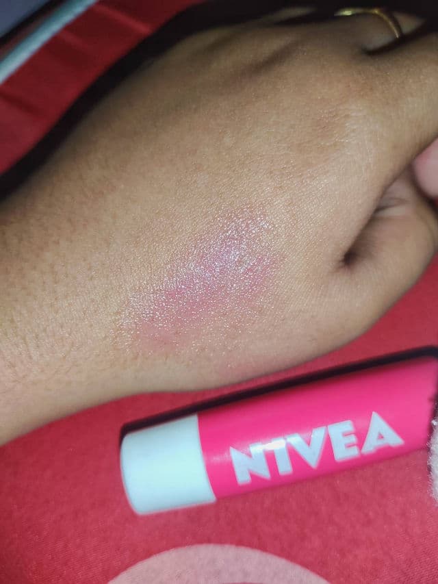 Nivea Watermelon Shine Lip Balm review photo by michumatcha