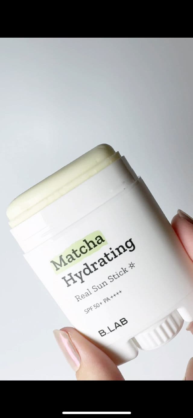 B_LAB Matcha Hydrating Real Sun Stick SPF 50+ PA++++ review photo by thedollycheeks