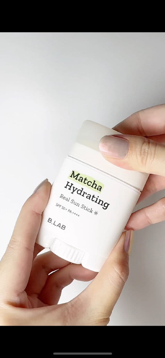 B_LAB Matcha Hydrating Real Sun Stick SPF 50+ PA++++ review photo by thedollycheeks