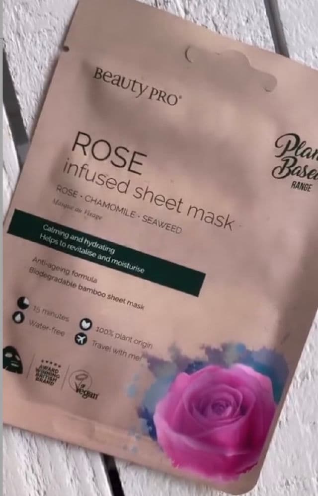 BeautyPro Rose Infused Sheet Face Mask review photo by Beautyadictas