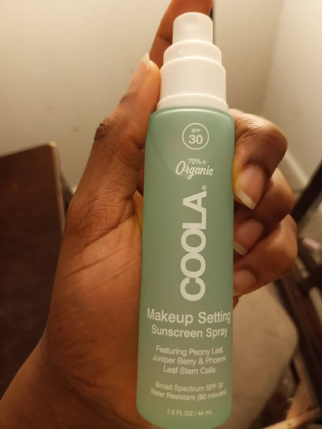 Coola Face SPF 30 Makeup Setting Spray review photo by Loveth
