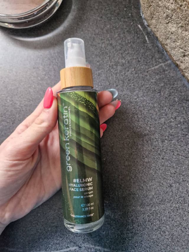 Green Keratin ELMW Hyaluronic Acid Face Serum review photo by Camillegerolimon