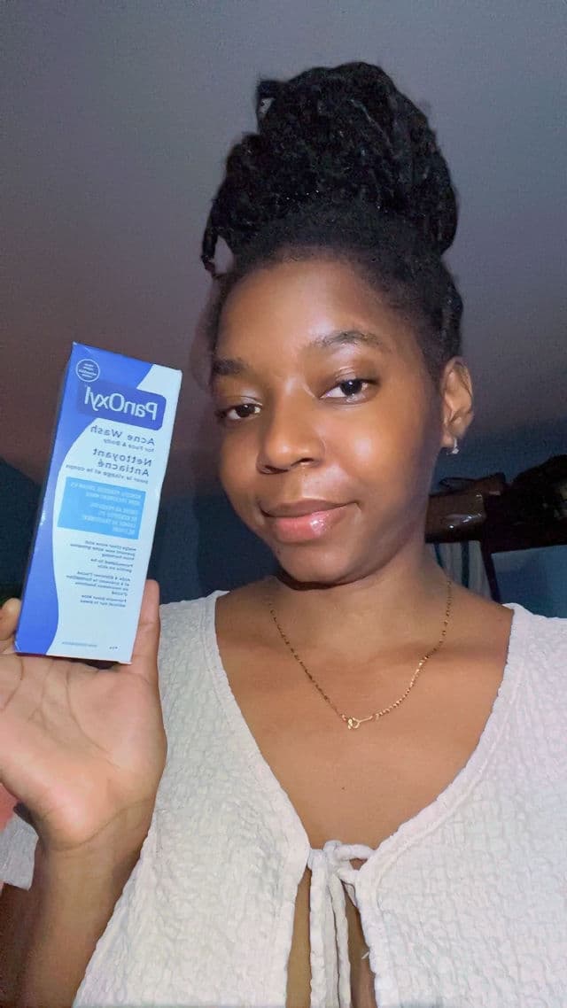 PanOxyl Acne Creamy Wash Benzoyl Peroxide 4% Daily Control review photo by myanca