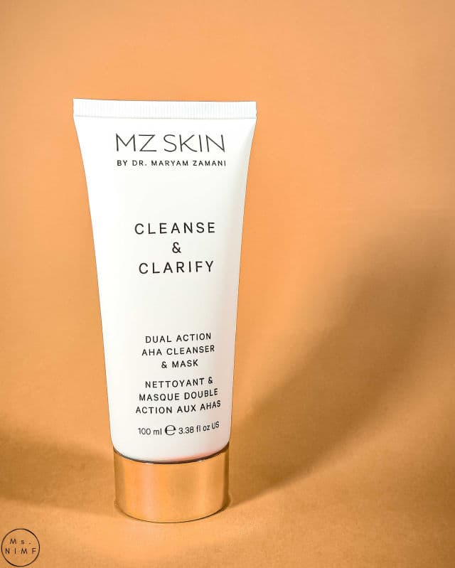MZ Skin Cleanse & Clarify Dual Action AHA Cleanser & Mask review photo by MsNIMF