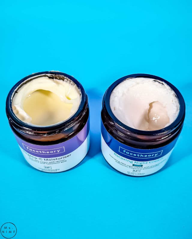 facetheory Relaxing Night Cream M10 PRO review photo by MsNIMF