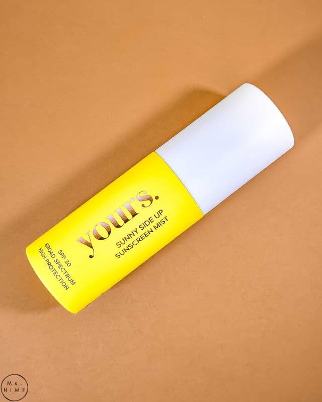 yours. Sunny Side Up Sunscreen Mist SPF 30 review photo by MsNIMF