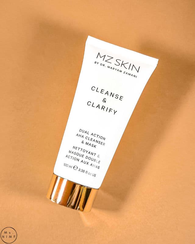 MZ Skin Cleanse & Clarify Dual Action AHA Cleanser & Mask review photo by MsNIMF