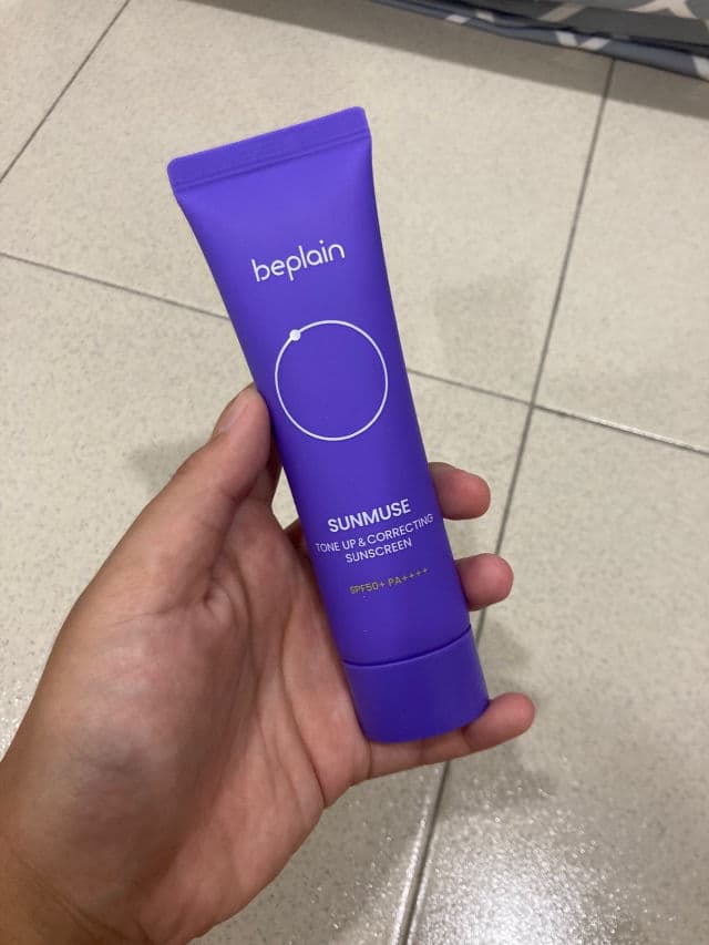 Beplain Sunmuse Tone-Up & Correcting Sunscreen SPF 50+ PA++++ review photo by auntysheep