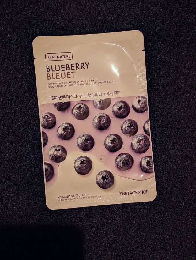 THE FACE SHOP Real Nature Face Mask (Blueberry) review photo by Boba04