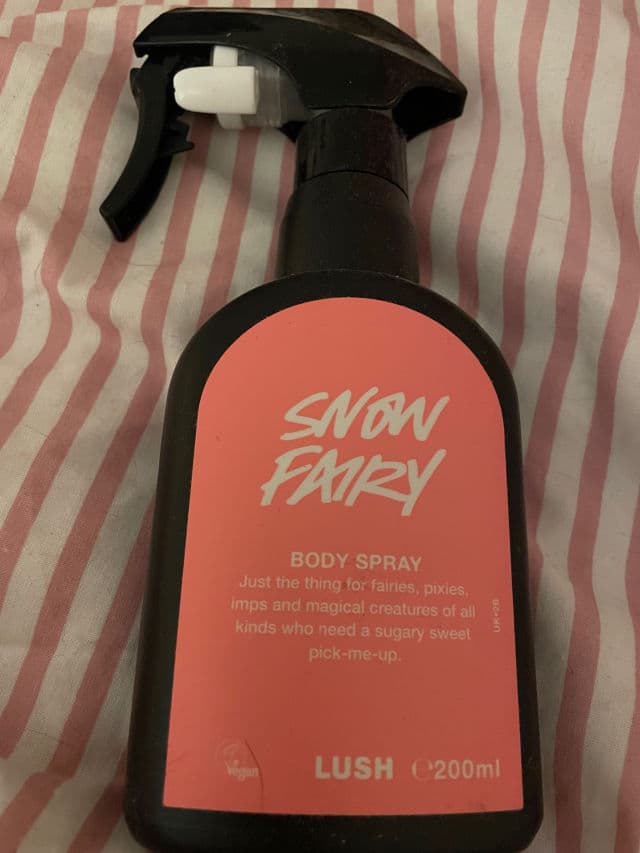 LUSH Snow Fairy Body Spray review photo by shell979