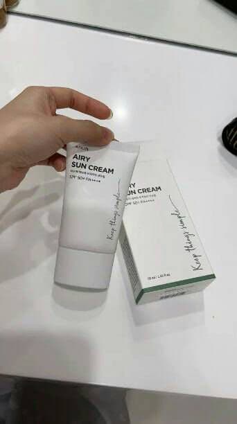 ANUA Airy Sun Cream SPF50+ PA++++  review photo by NadlyneHanna