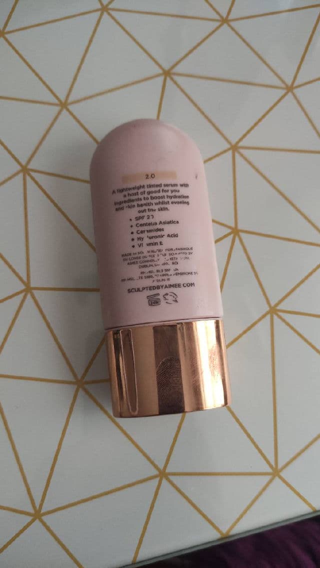 Sculpted by Aimee HydraTint Moisturising Tinted Serum review photo by ciarabeautydiary