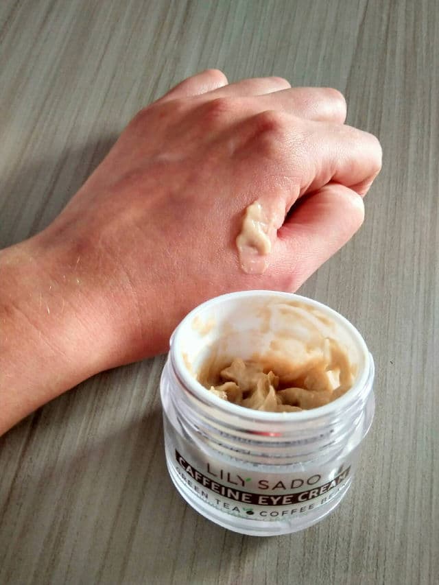 Lily Sado Caffeine Eye Cream review photo by KFan