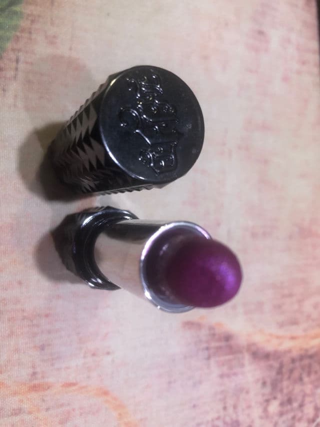 KVD Beauty Studded Kiss Crème Lipstick - Misfit review photo by beautyismygossip