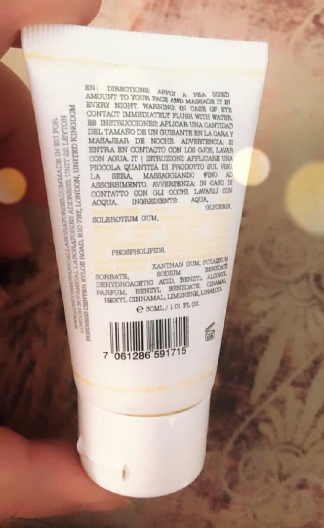 London Botanical Laboratories Bright Me Up Serum review photo by beautyismygossip