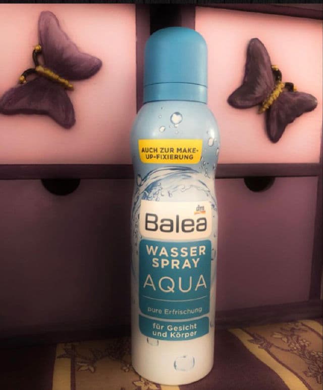 Balea Wasser Spray Aqua review photo by beautyismygossip
