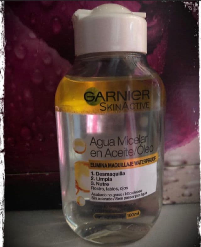 Garnier SkinActive Agua Micelar en Aceite review photo by beautyismygossip