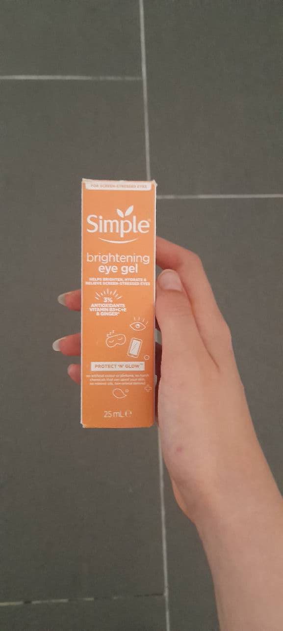 Simple Protect 'n' Glow Brightening Eye Gel review photo by ToffeeNugget
