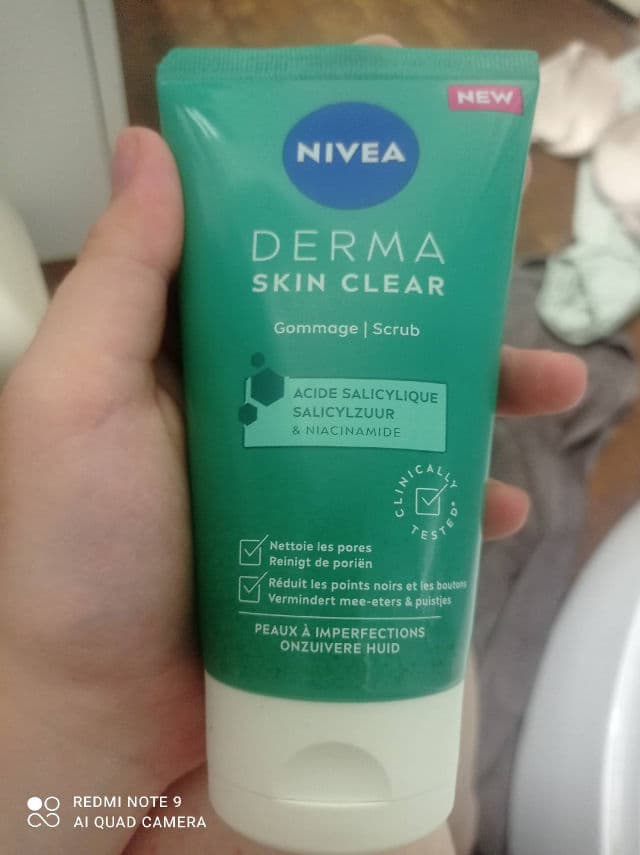 Nivea Derma Skin Clear Anti-Blemish Scrub  review photo by Ashee116