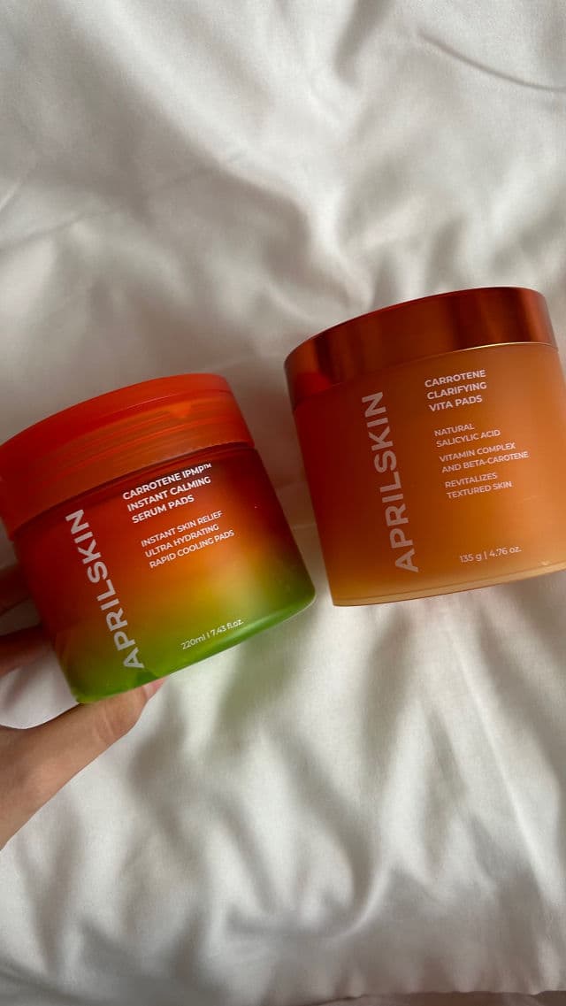 APRIL SKIN Real Carrotene Blemish Clear Vita Pads review photo by chlout