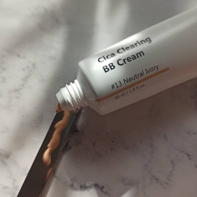 PURITO Cica Clearing BB Cream #13 Neutral Ivory review photo by flowermakeupgarden