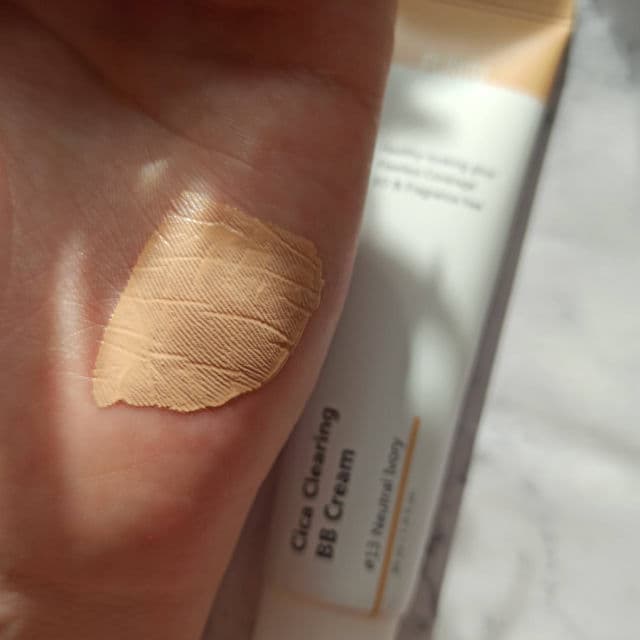 PURITO Cica Clearing BB Cream #13 Neutral Ivory review photo by flowermakeupgarden