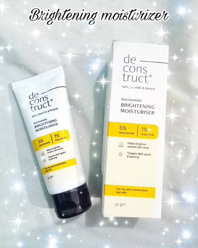 Deconstruct Brightening Moisturizer- 5% Niacinamide + 1% Kojic Acid review photo by namr