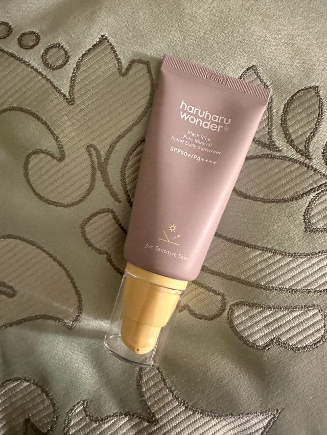 Black Rice Pure Mineral Relief Daily Sunscreen SPF50+/PA++++ product review