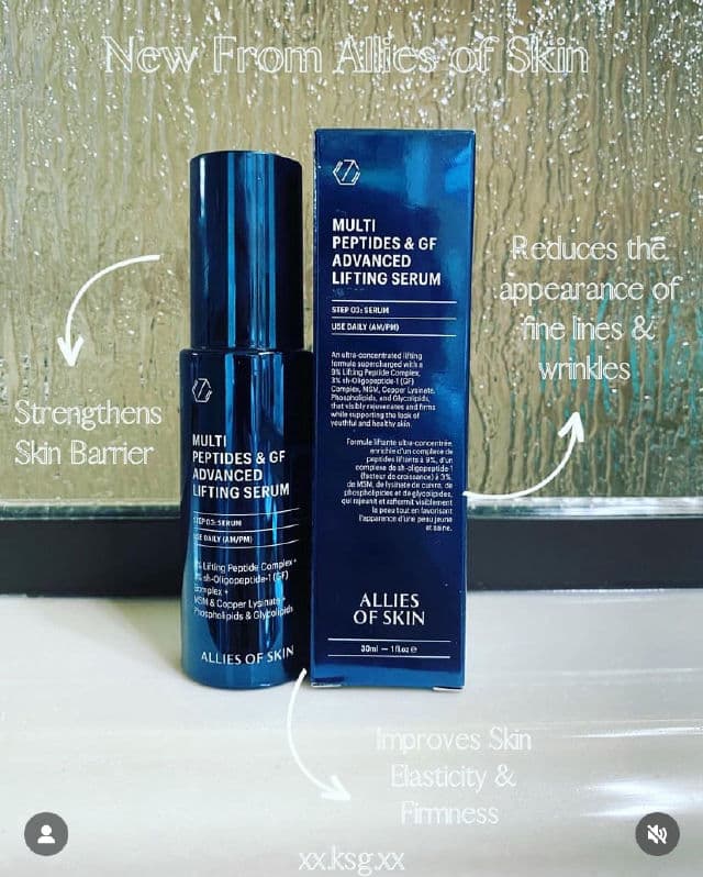 Allies of Skin Multi Peptides & GF Advanced Lifting Serum review photo by xxksgxx