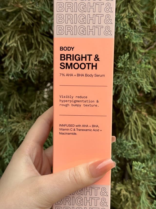 INNBeauty Project Bright & Smooth Body Serum review photo by Polyterpe