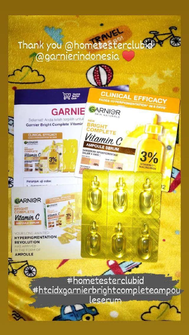 Garnier Bright Complete Vitamin C Ampoule Serum review photo by Novitaakbar18