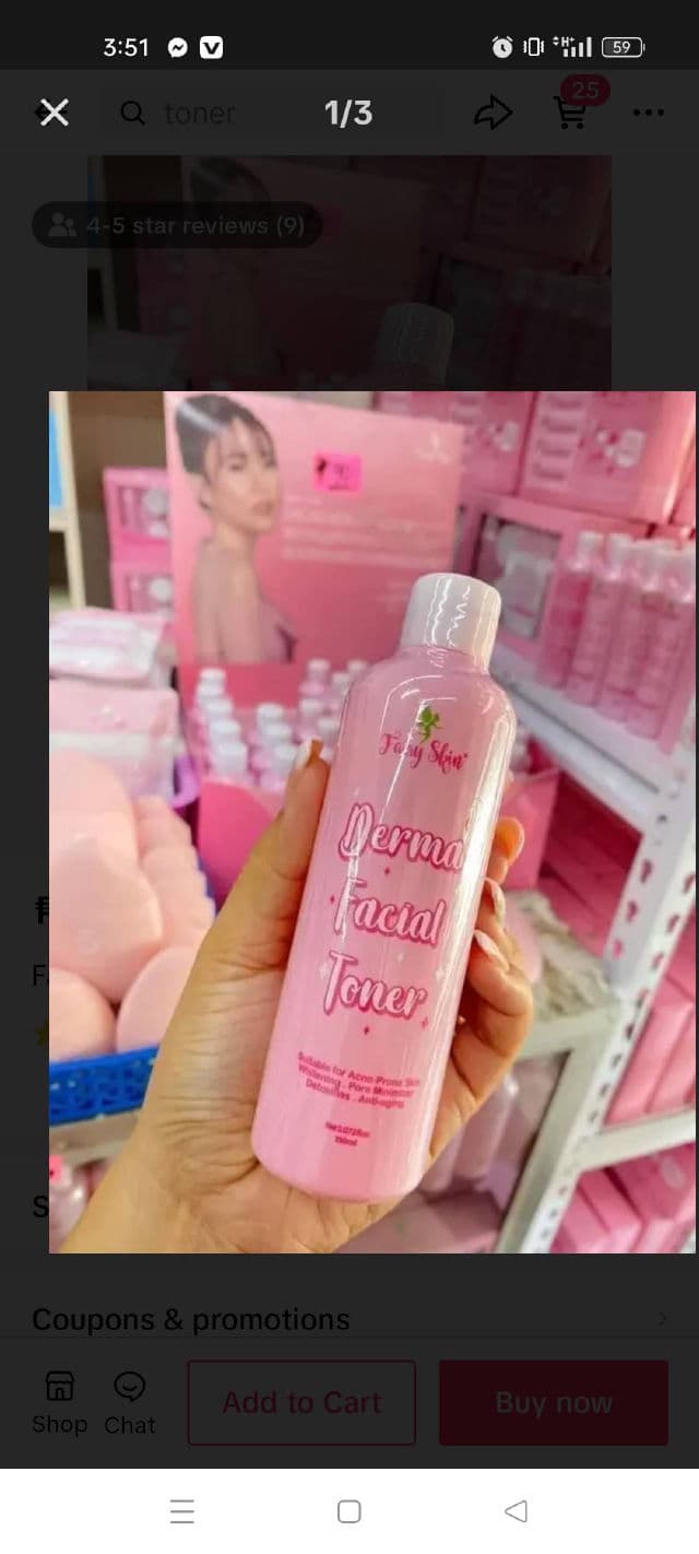 Fairy Skin Derma Facial Toner review photo by bbliezl