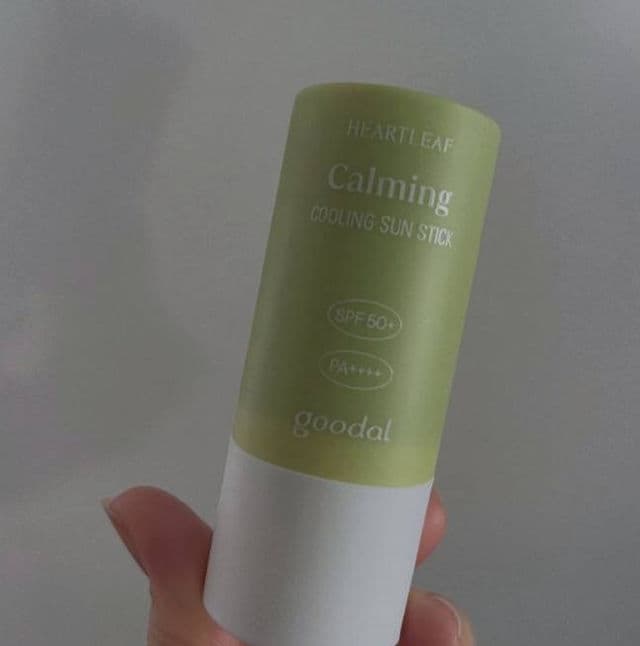 GOODAL Heartleaf Calming Cooling Sun Stick SPF50+ PA++++ review photo by 3mily