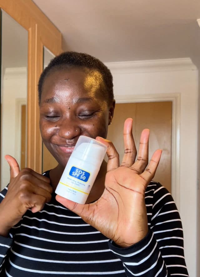 SOS Serum SOS SPF 50 Sun Cream review photo by Zebbyzee