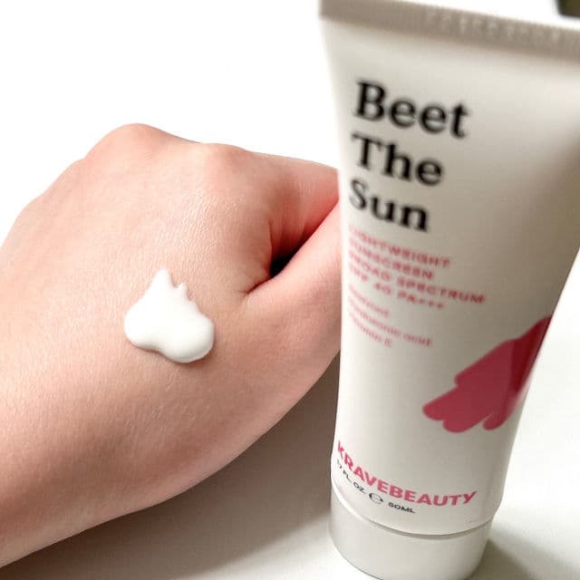 Krave Beauty Beet The Sun SPF 40 PA+++ review photo by naynshi
