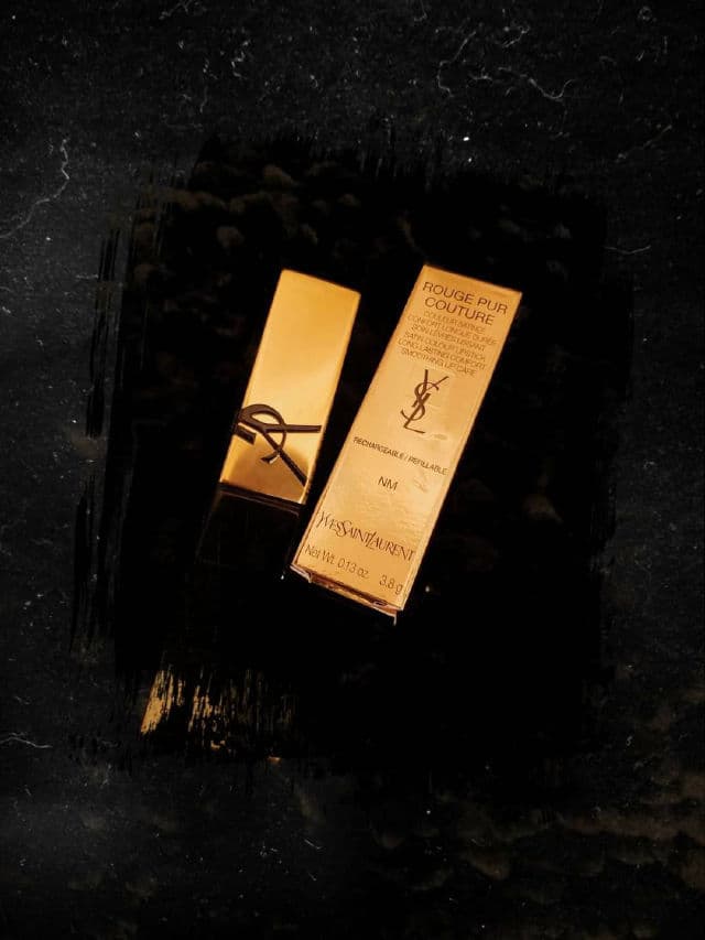 YSL Beauty Rouge Pur Couture Lipstick review photo by SelfcareLadyJayne