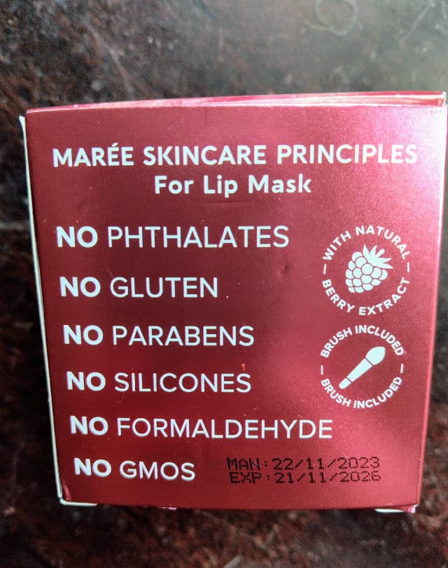 Marée Collagen, Vitamins A, E & Hyaluronic Acid Overnight Lip Care review photo by stacienicole