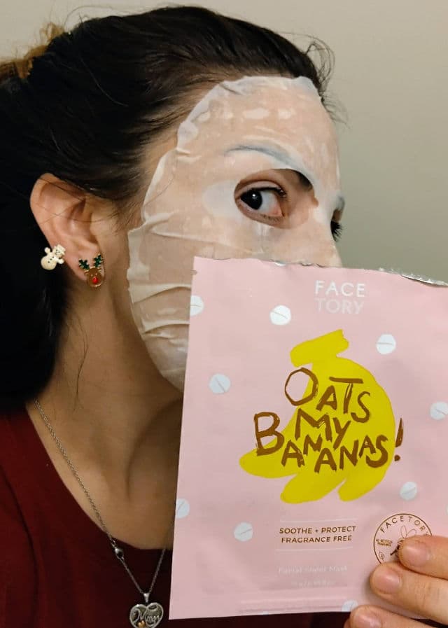 FaceTory Oats My Bananas Soothing & Protecting Mask review photo by stacienicole